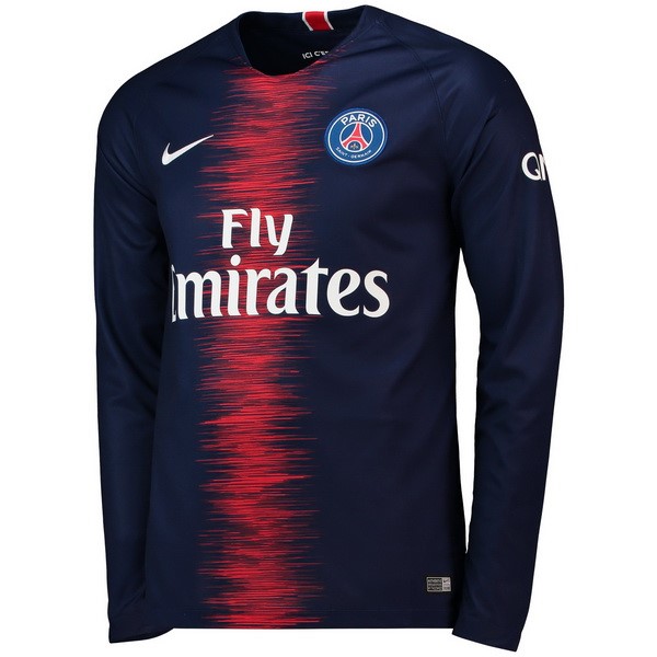 Camiseta Paris Saint Germain Primera equipación ML 2018-2019 Azul